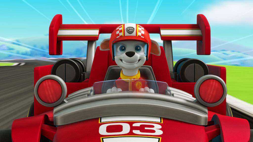 Race car cheap paw patrol