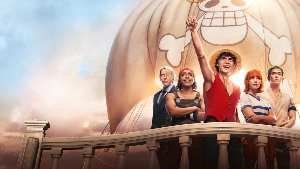 novos episódios dublados de #onepiece na Netflix