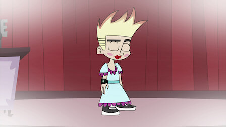 Shirtless Drawn Cartoon Boys: Johnny Test in Briefs-9