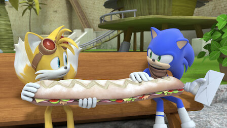 Meu desenho do tails de sonic boom