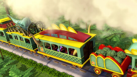 dinosaur train rocket train surprise party