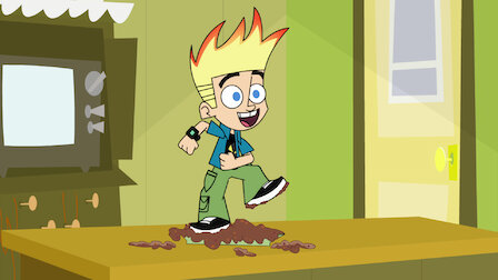 Shirtless Drawn Cartoon Boys: Johnny Test in Briefs-6