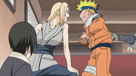 Qué estaba haciendo Tsunade que no acompañó a Naruto cuando se convirtió en  Hokage?