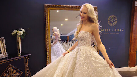 christine selling sunset wedding dress