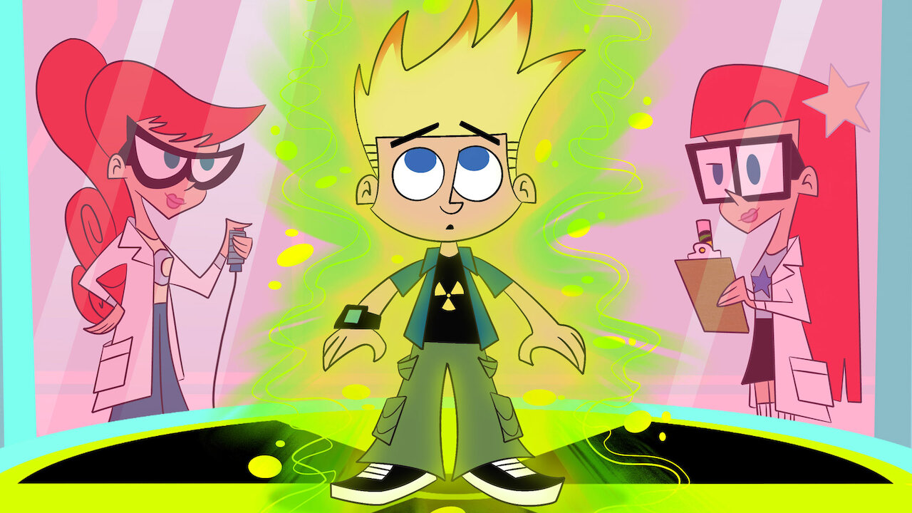 Shirtless Drawn Cartoon Boys: Johnny Test in Briefs-7