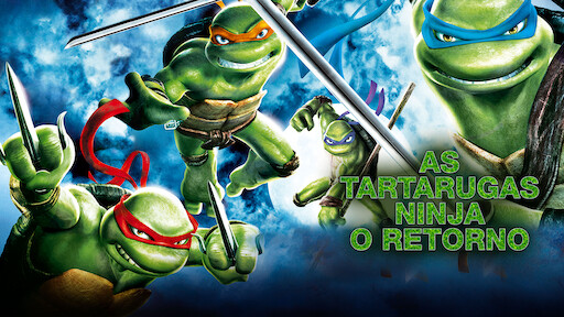 Onde assistir os filmes e séries das Tartarugas Ninja on-line